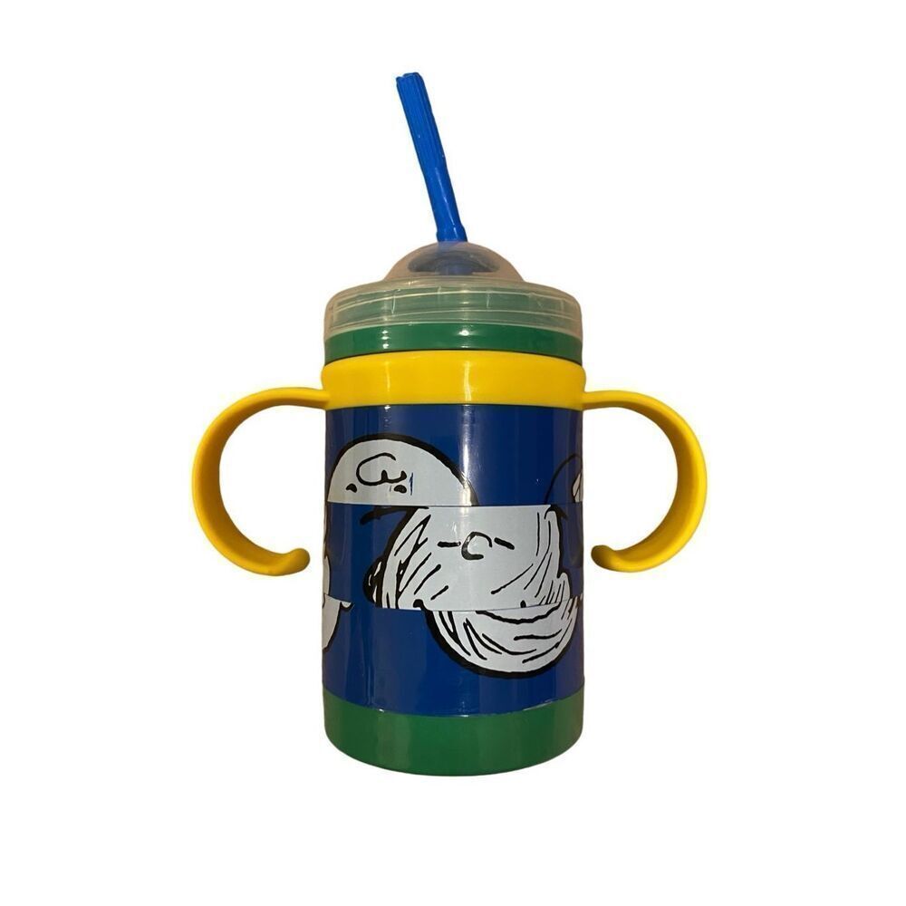 Charlie Brown Puzzle Cup Kids Travel Mug Cartoon